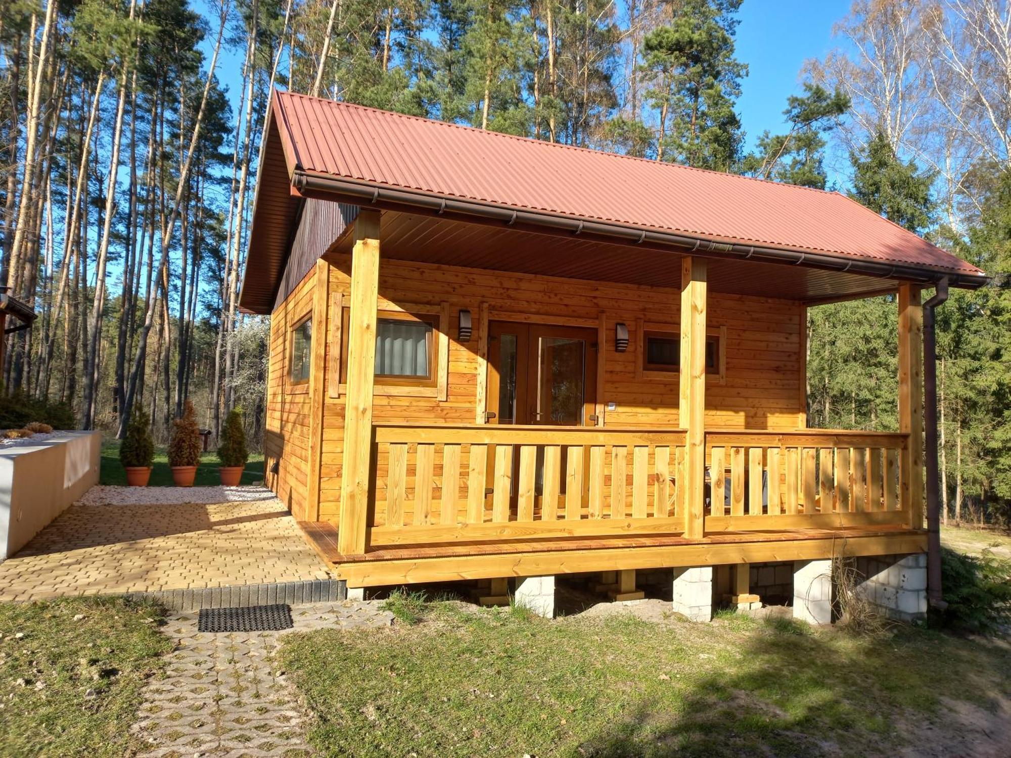 Domki , Pokoje Goscinne Ustronie Zwierzyniec Ngoại thất bức ảnh